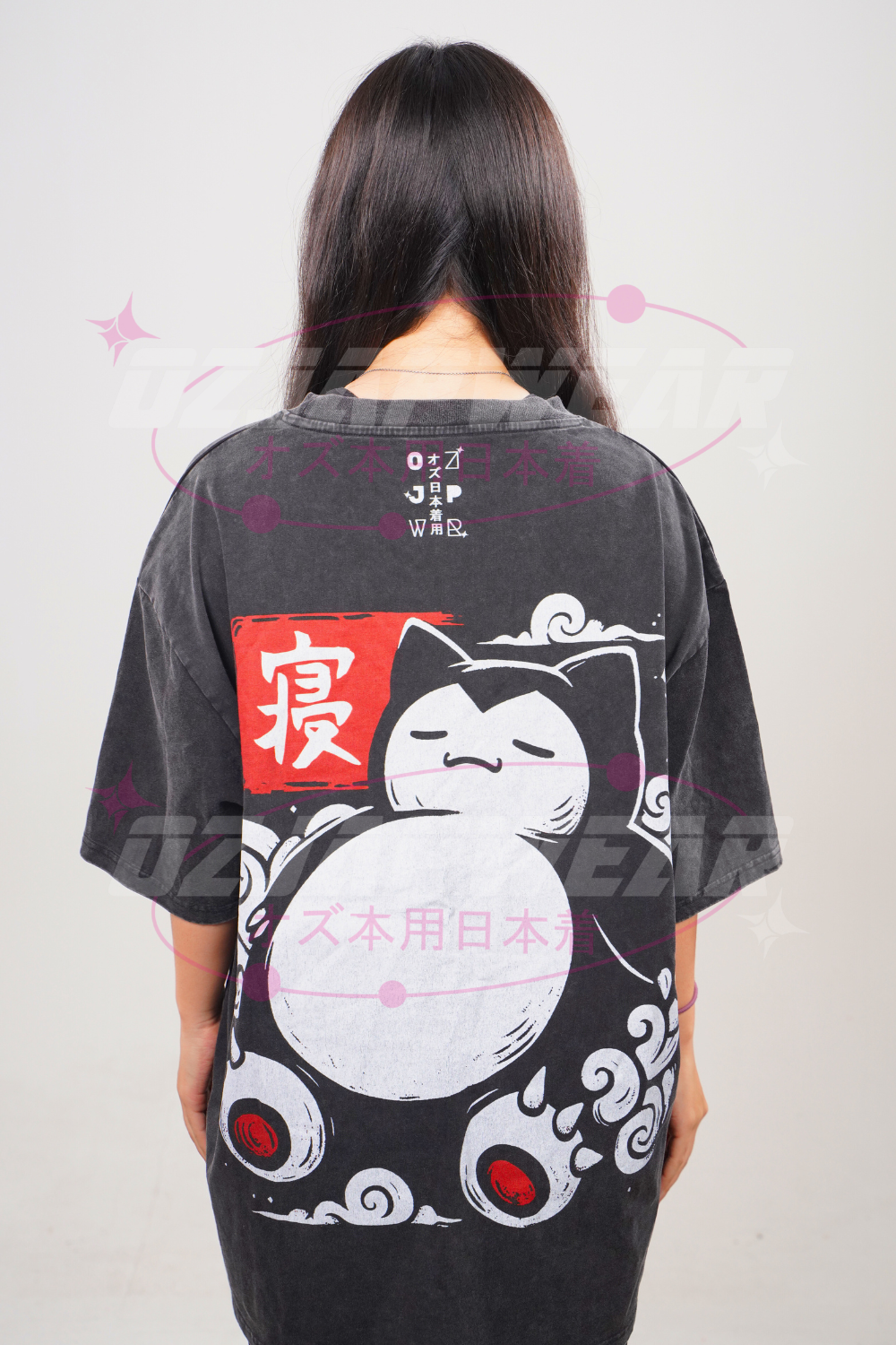 Snorlax Serenity Oversized Tee – Best Seller Anime Clothing