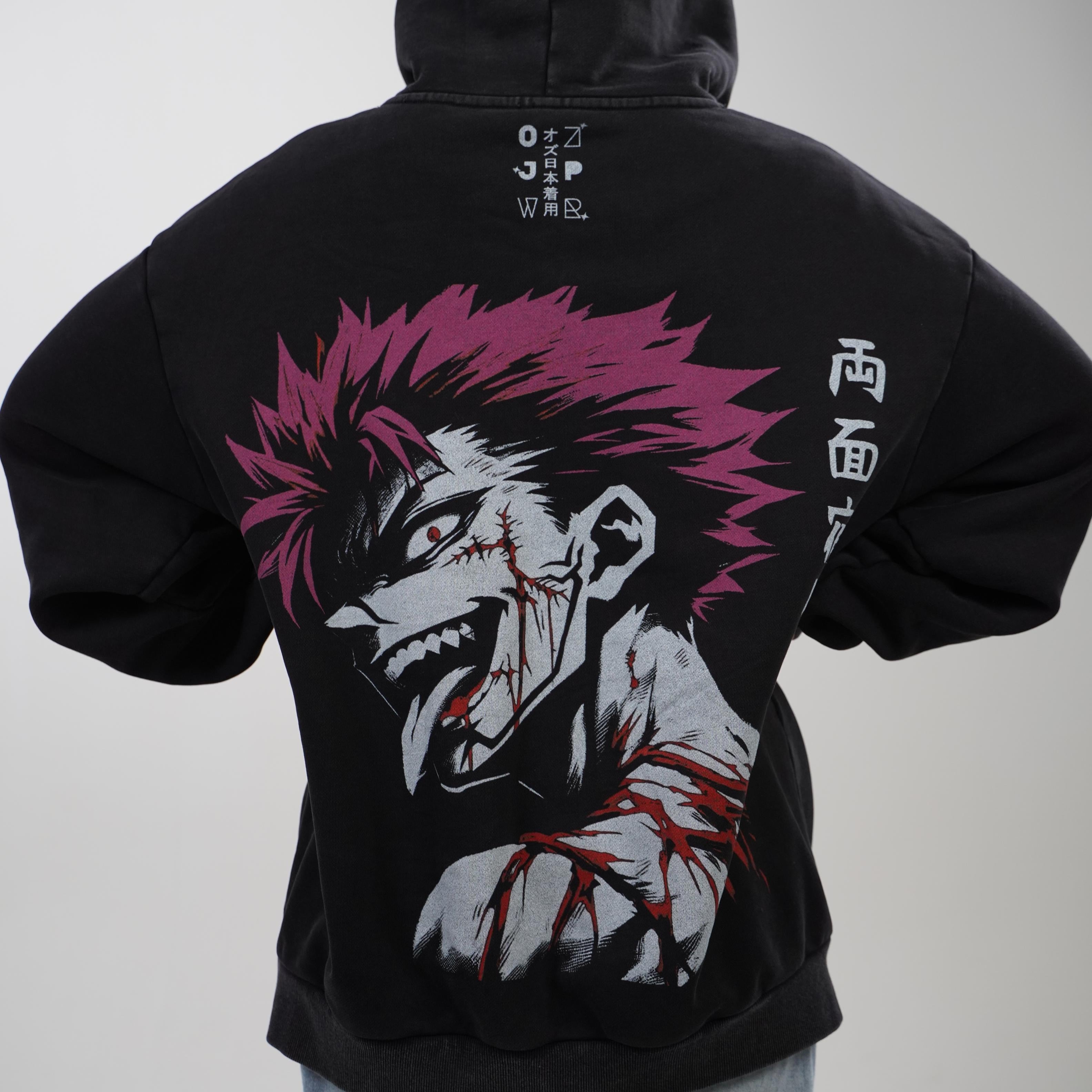 Sukuna Hoodie – Limited Jujutsu Kaisen Hoodie | OzJapwear