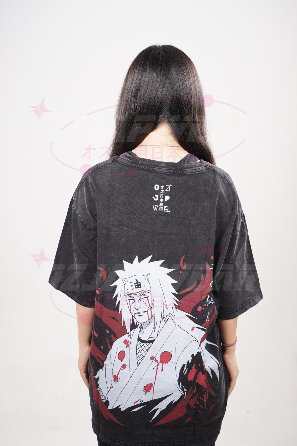 Jiraiya Naruto Oversized Tee – Anime Streetwear Pre Order – OzJapwear