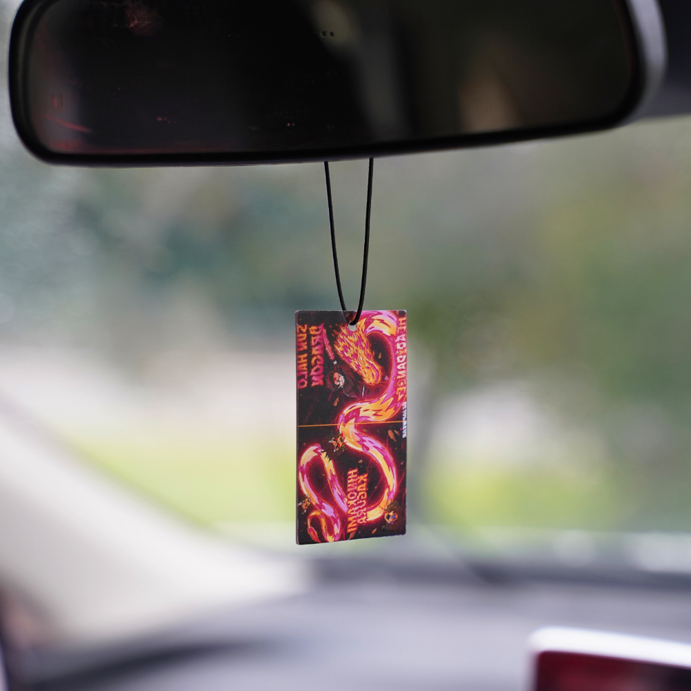 Add a touch of your favorite Lavender Scented Demon Slayer Air Freshener to your car interior. Easy to Use: Simple to hang and enjoy in your vehicle. OzJapwear