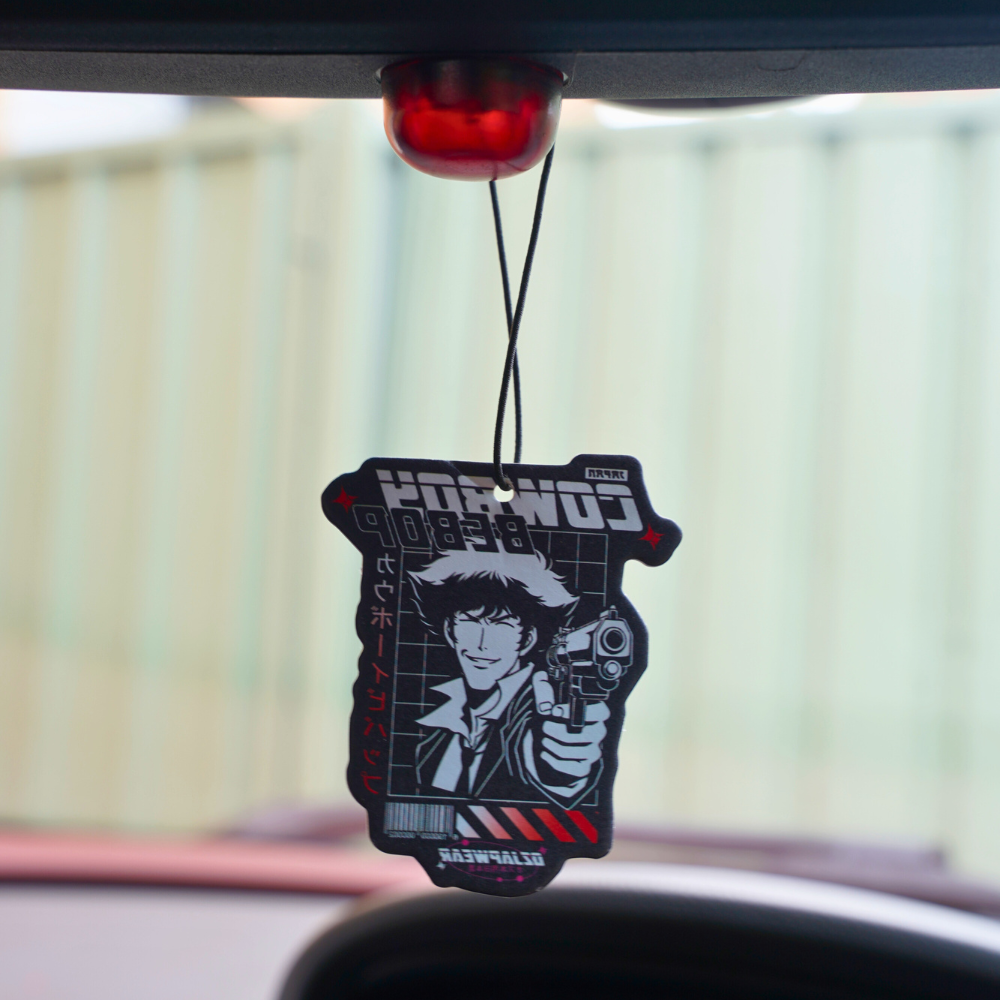 Add a touch of your favorite Lavender Scented Cowboy Bebop Car Air Fresheners to your car interior. Easy to Use: Simple to hang and enjoy in your vehicle. OzJapwear