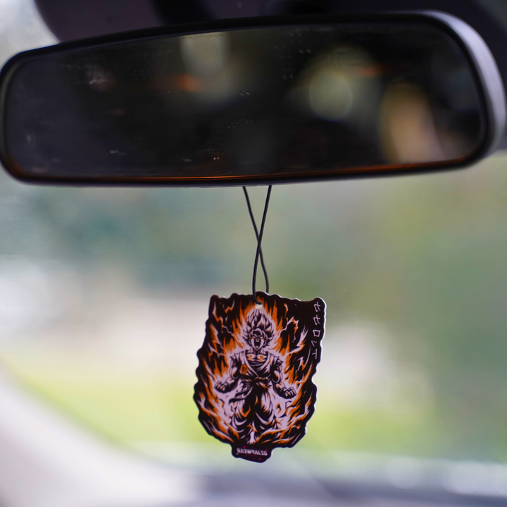 Add a touch of your favorite Lavender Scented Goku Air Freshener to your car interior. Easy to Use: Simple to hang and enjoy in your vehicle. OzJapwear