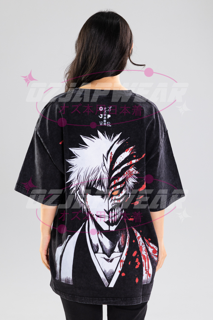 【tofu】BLEACH Hollow Ichigo Oversized Tee – Bleach Anime Shirt | OzJapwear