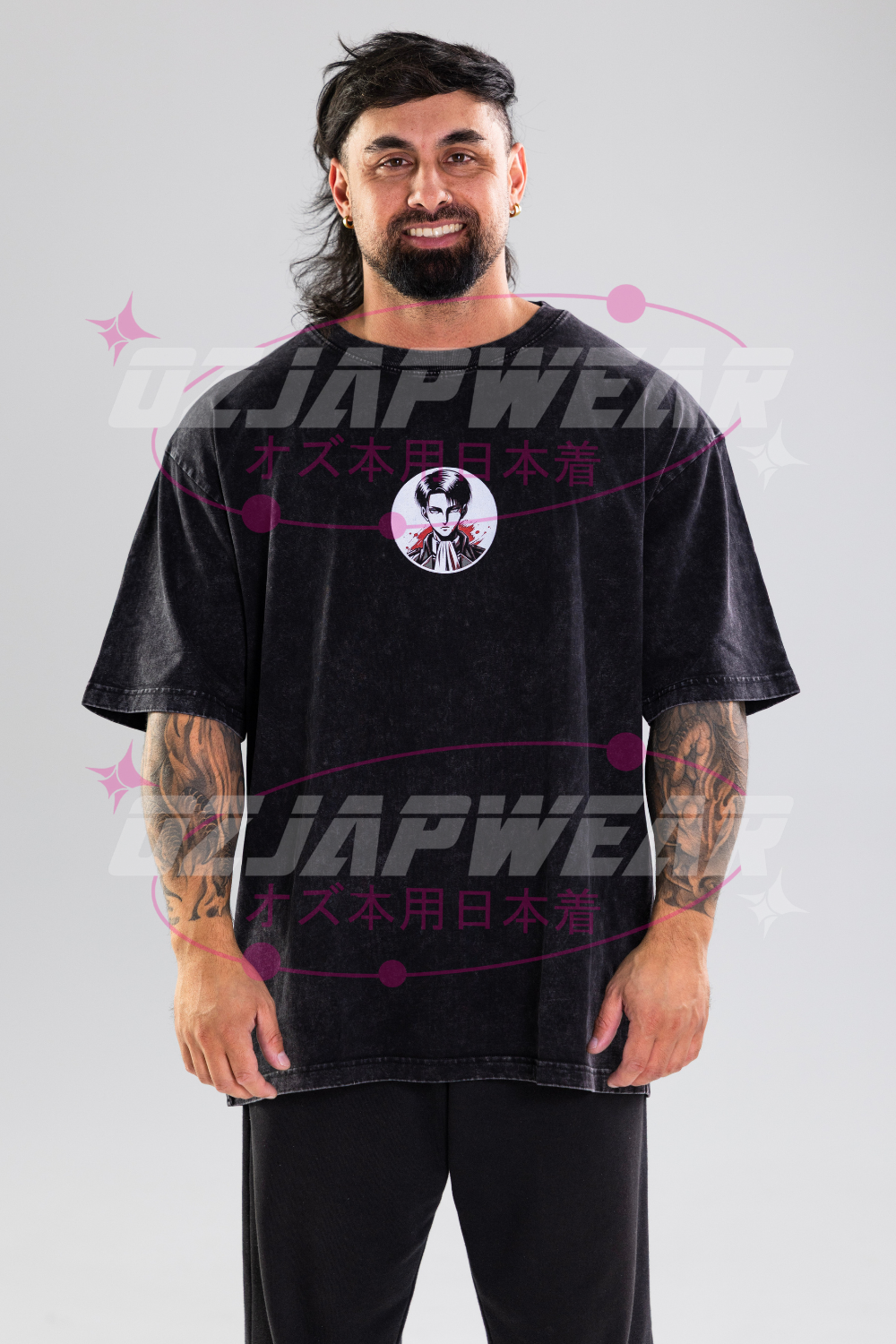 Levi Ackerman Oversized Tee – SOLD OUT