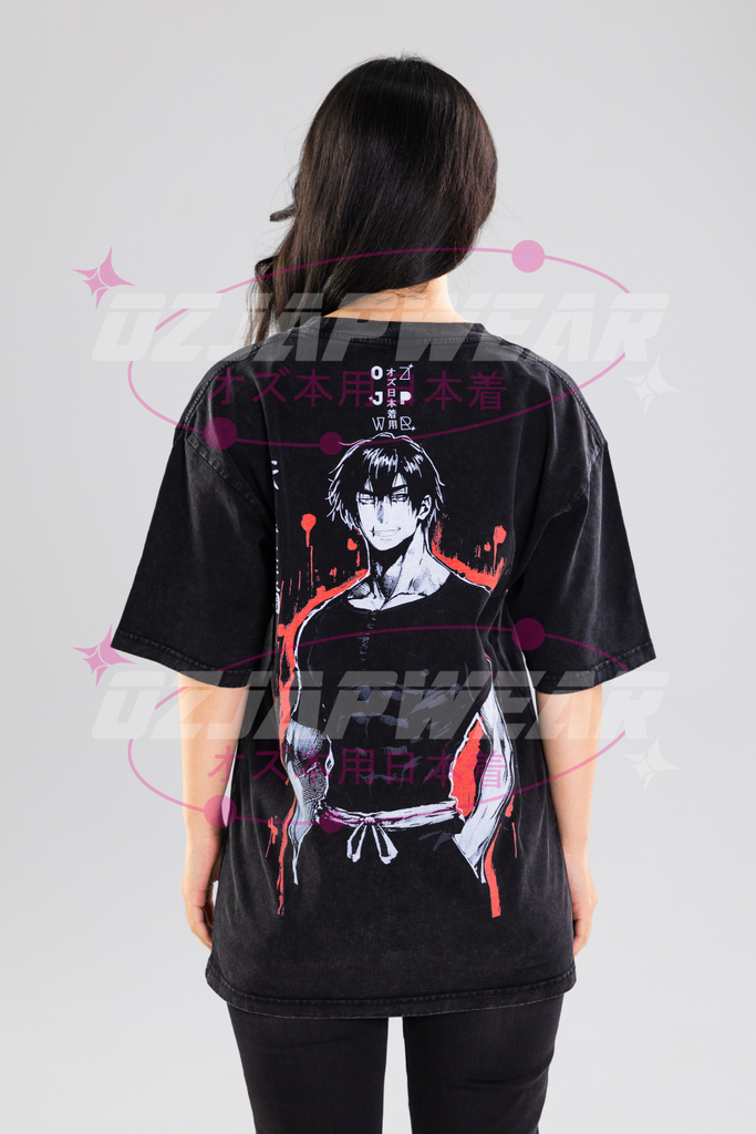Toji JJK Oversized Tee – SOLD OUT | OzJapwear Limited Drop