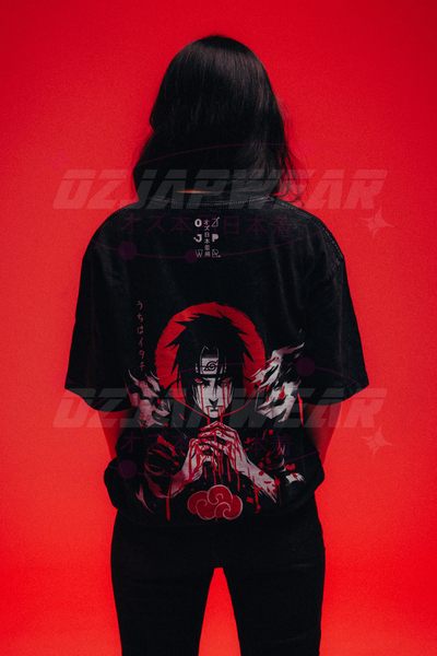 Itachi Uchiha Oversized Tee – Naruto Anime Clothing | OzJapwear