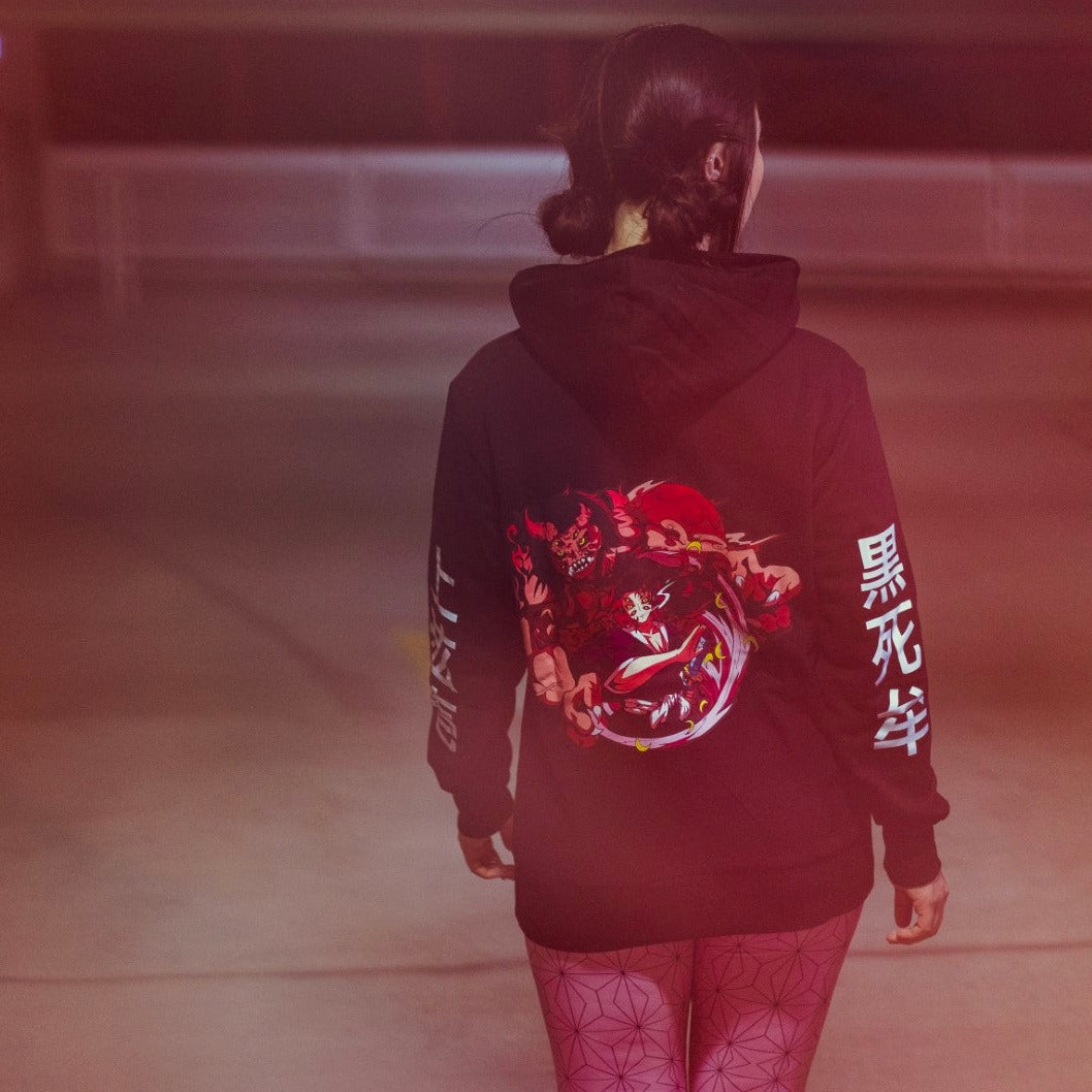 Moonlit Kokushibo Demon Slayer Hoodie