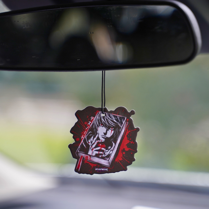 Add a touch of your favorite Lavender Scented Death Note Air Freshener to your car interior. Easy to Use: Simple to hang and enjoy in your vehicle. OzJapwear