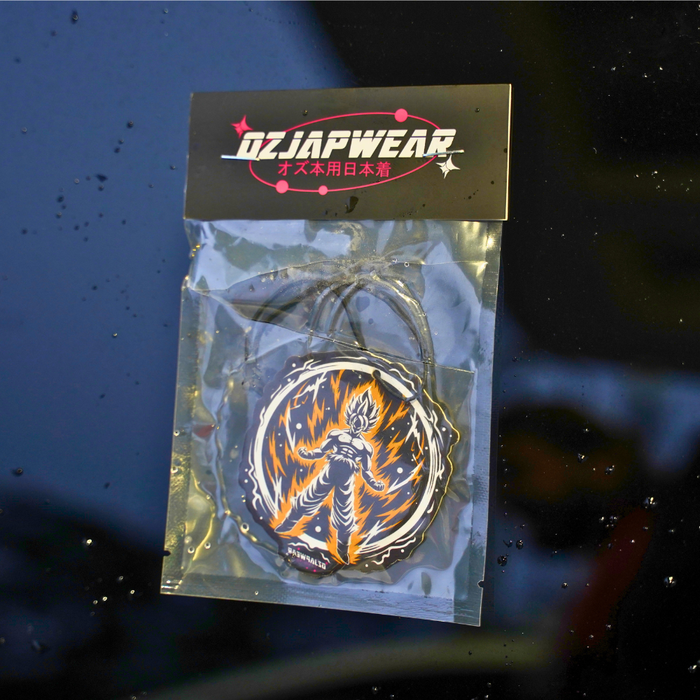 Add a touch of your favorite Lavender Scented Goku Air Freshener to your car interior. Easy to Use: Simple to hang and enjoy in your vehicle. OzJapwear