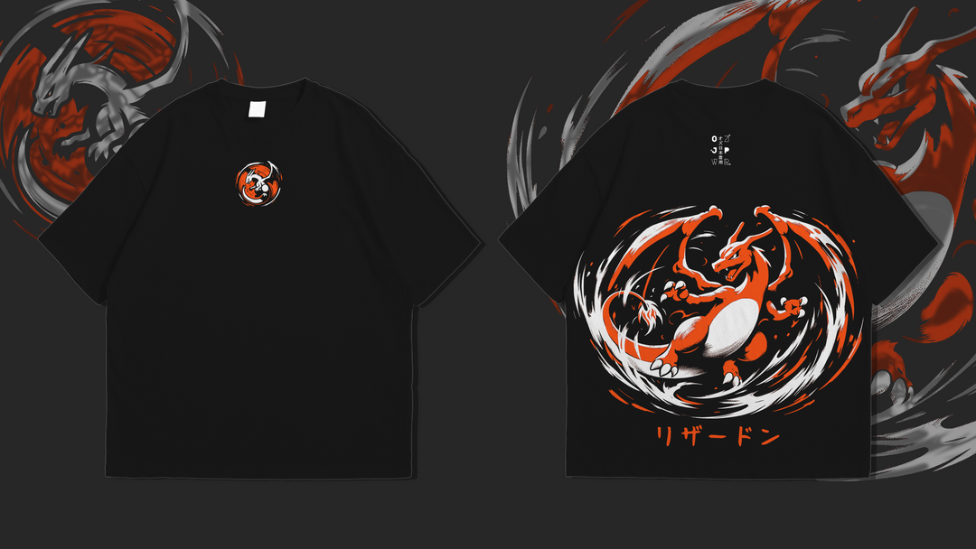 Charizard Oversized Tee – Limited Pokémon T-Shirt Pre-Order