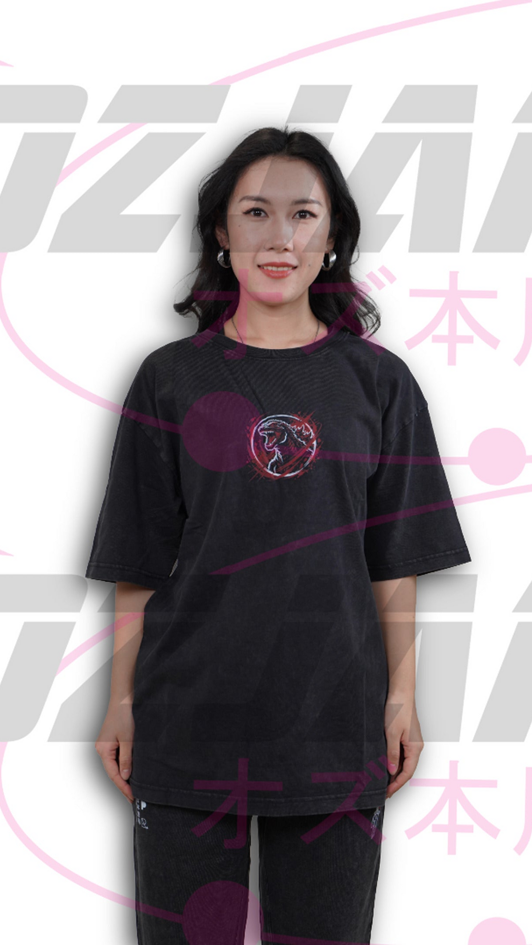 Godzilla Oversized Tee