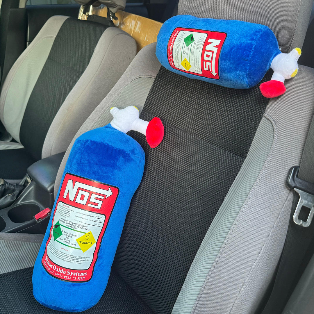 Ever wanted to have a NOS bottle right next to you? We got you! | If you are looking for Plushies for your car, We have it all! | check out all our Anime Merch now!