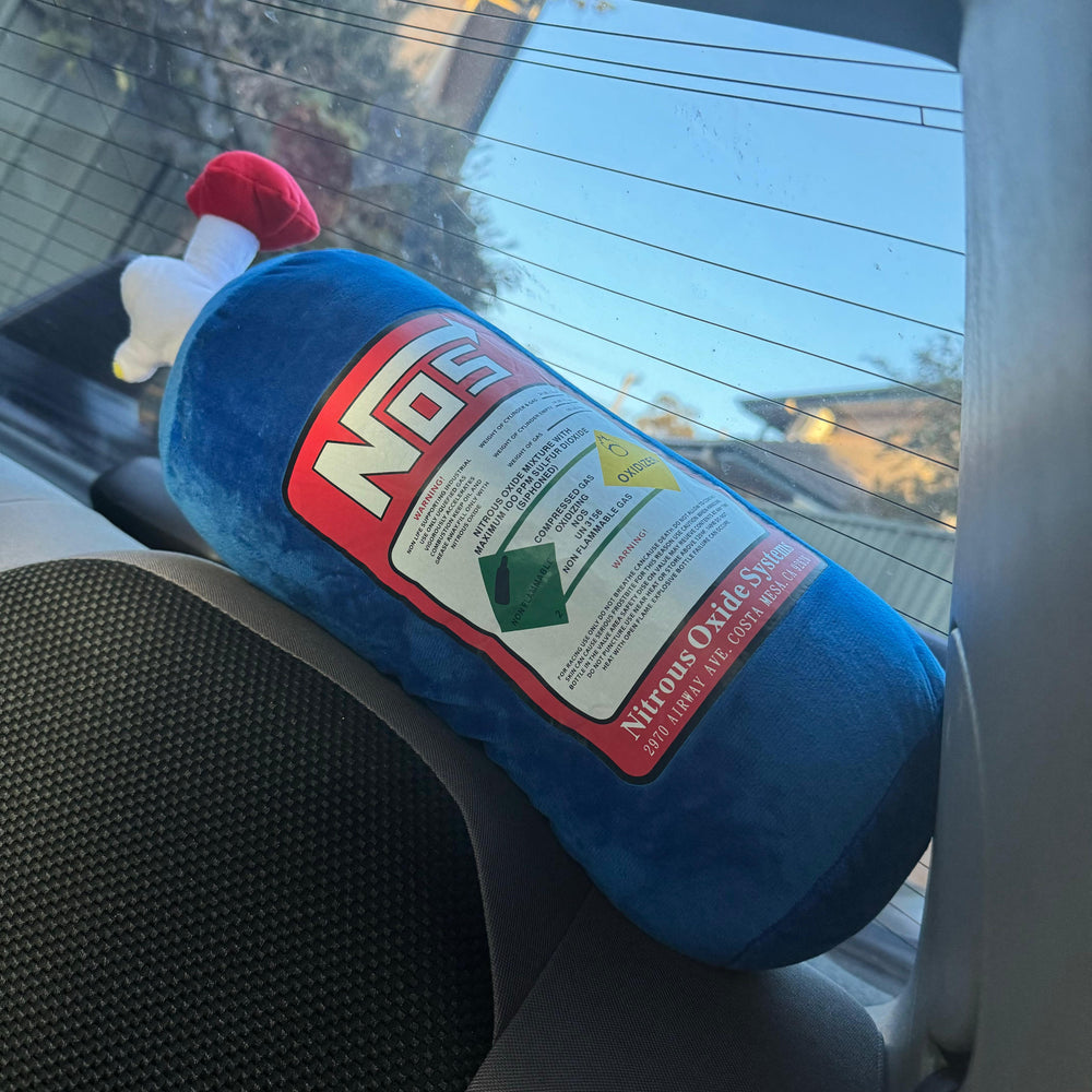 Ever wanted to have a NOS bottle right next to you? We got you! | If you are looking for Plushies for your car, We have it all! | check out all our Anime Merch now!