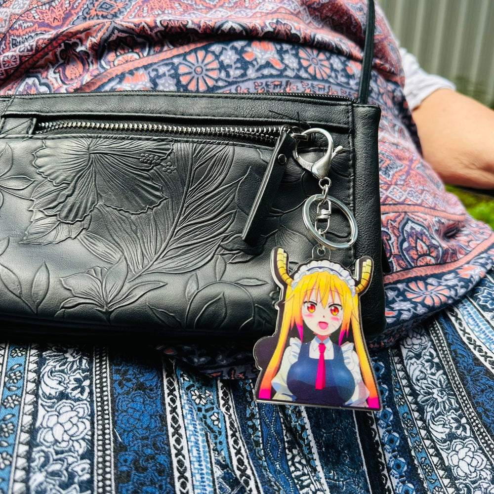 Show your love off for Miss Kobayashi's Dragon Maid with our new 3D Motion Keychains | Here at OzJapWear we have the coolest Anime Clothing | Upgrade your style with our anime brand.