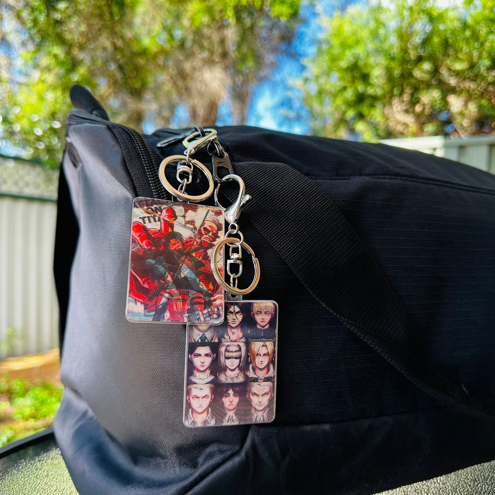 Show your love off for Attack on Titan with our new 3D Keychain | Here at OzJapWear we have the coolest Anime Clothing | Upgrade your style with our anime brand.