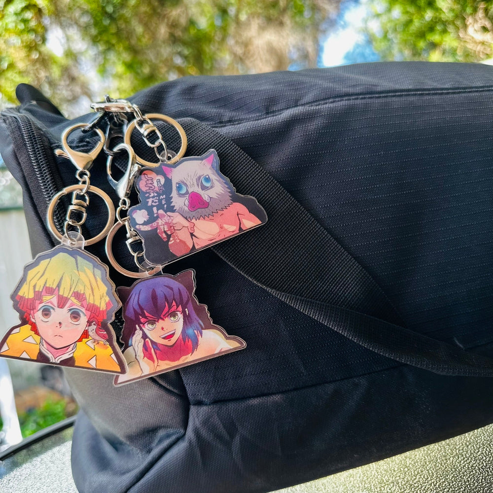 Unleash your inner Demon Slayer power with our 3D Demon Slayer Keychain | Here at OzJapWear we have the coolest Anime Clothing | Upgrade your style with our anime brand.