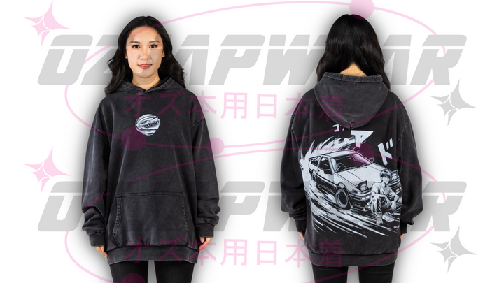 Initial D Oversized Hoodie | 1 of 100
