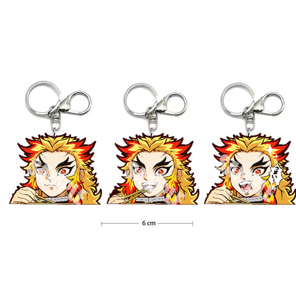 Demon Slayer 3D Motion Keychains