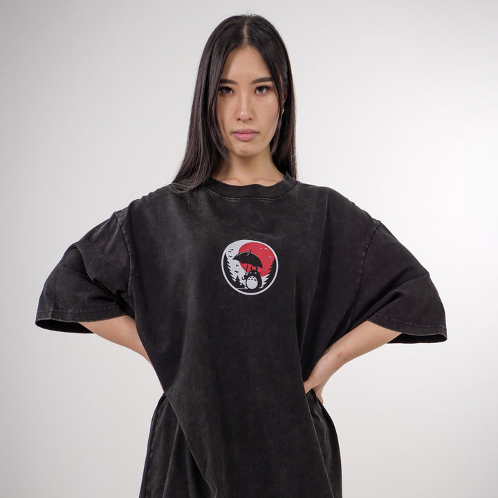 Totoro Red Moon Oversized Tee