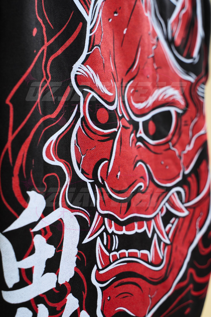 Oni Mask Oversized Hoodie