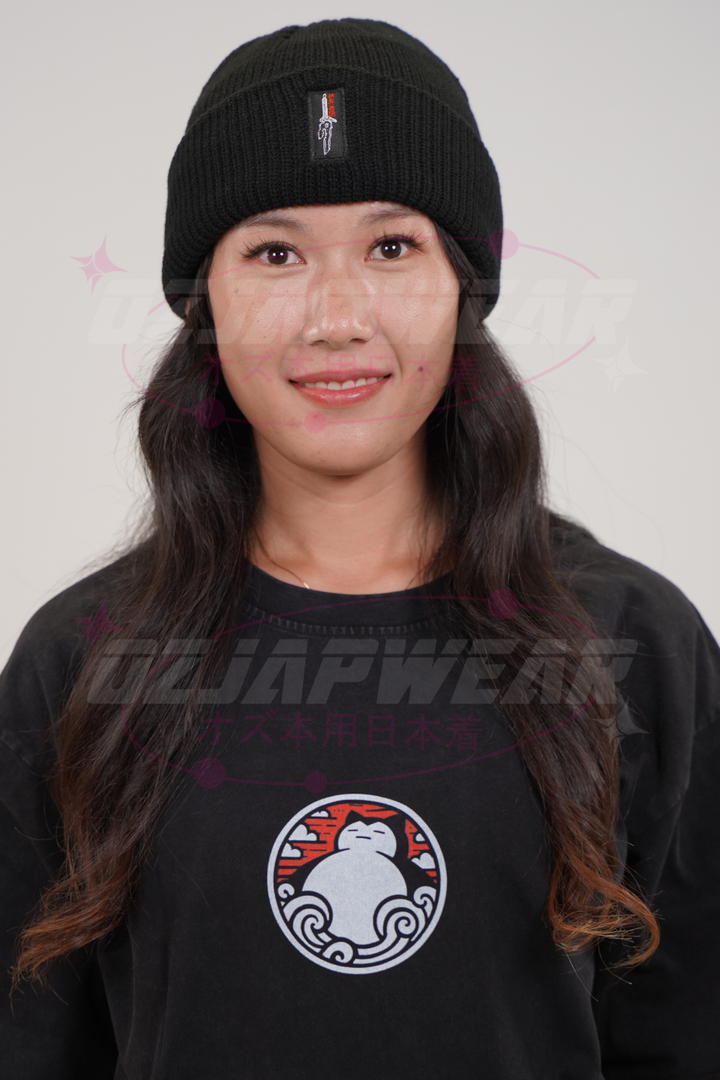 Toji Cursed Blade Beanie